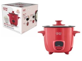 Rise by Dash RRCM100GBRR04 2-Cups Rice Cooker, Red - £21.31 GBP