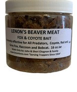 Lenon&#39;s Beaver Meat - Fox and Coyote Trapping Bait Pint Jar - £11.97 GBP