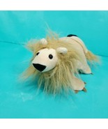 Lion Hand Puppet Plush Stuffed Animal Full Body Brown King of Beasts 9&quot; ... - $15.83