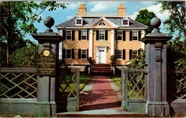 Cambridge MA The Longfellow House Henry Wadsworth Vtg Postcard Front View (A12) - £5.79 GBP