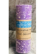 CRAFTER&#39;S SQUARE 6&quot; x 3 yd Splatter Decorative Mesh ~ Lilac NEW - $6.63