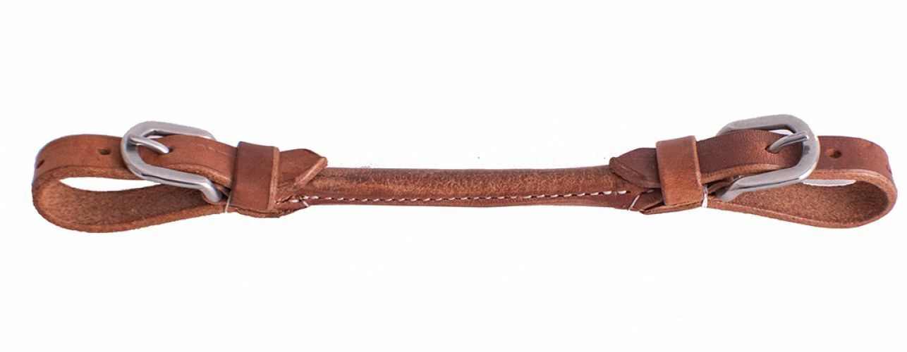 Primary image for Western Saddle Horse Rolled Harness Leather Curb Strap ~ Goes on the bit