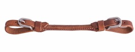 Western Saddle Horse Rolled Harness Leather Curb Strap ~ Goes on the bit - £7.80 GBP