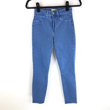 L&#39;agence Margot High Rise Skinny Jeans Blue Ankle Crop Stretch 25 - £45.79 GBP