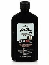 1 Bottle Schwarzkopf GOT2B Phenomenal Deep Cl EAN Sing Shampoo w/ Charcoal 16.9oz - £19.37 GBP