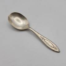 Oneida Silver Silverplate Adam Pattern Straight Handle Baby Spoon 4&quot; - £15.41 GBP