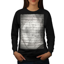 Wellcoda Vintage Piano Old Music Womens Sweatshirt, Key Casual Pullover Jumper - £22.74 GBP+