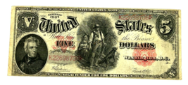 1907 United States Note &quot;Woodchopper&quot; FR #91 Very Fine+ VF+ Condition - $489.58 CAD