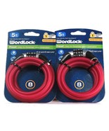 2 Ct Wordlock Security Level 1 Use Words Not Numbers Steel Cable Lock In... - €24,30 EUR