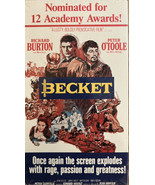 Becket (VHS. 1989) Richard Burton Peter O&#39;Toole Like New - £8.65 GBP