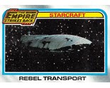 1980 Topps Star Wars Empire Strikes Back Starcraft #142 Rebel Transport - $0.89