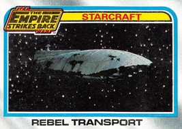 1980 Topps Star Wars Empire Strikes Back Starcraft #142 Rebel Transport - £0.70 GBP