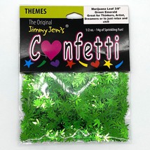 Confetti Marijuana Leaf 3/8&quot; Green - Retail Pack #9713 1/2 Bag - £4.34 GBP+