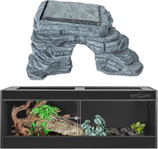 68 Gallon Pvc Reptile Terrarium 48X18X18 And Bearded Dragon Basking Plat... - $344.99