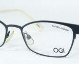 OGI HERITAGE 2243 1524 BLACK / CREAM EYEGLASSES GLASSES METAL FRAME 49-1... - $97.06