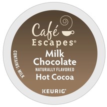 CAFE ESCAPES MILK CHOCOLATE HOT COCOA KCUPS 72CT - $870.33 MXN