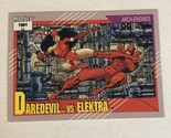 Daredevil Vs Elektra Trading Card Marvel Comics 1991  #95 - $1.97
