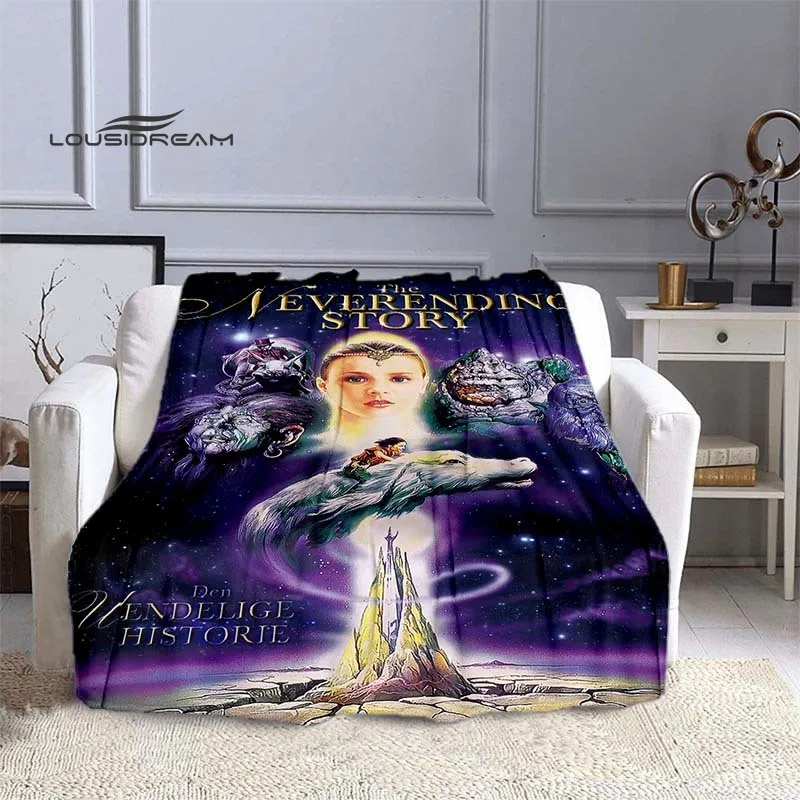 The Neverending Story Blankets for Beds Home Travel Adult Flannel Blanke... - £16.22 GBP+