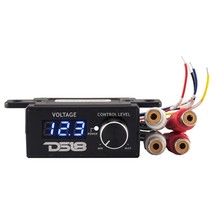 DS18 Universal Remote Amplifier Level Controller /w LED Voltmeter Bass Knob BKVR - £72.73 GBP