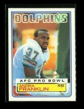 Vintage 1983 Topps Afc Pro Bowl Football Card #313 Andra Franklin Miami Dolphins - £3.86 GBP