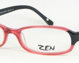 Zen 40006 50 Rosa/Nero Occhiali Montatura In Plastica 50-17-140mm Germania - $76.96