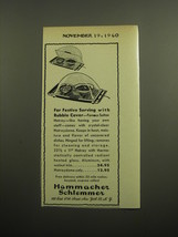 1960 Hammacher Schlemmer Salton Hotray Ad - For festive serving - £11.87 GBP