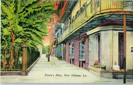 Pirates Alley New Orleans Louisiana Postcard - £5.39 GBP