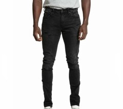 PRPS Cayenne Super Skinny Fit Jeans Black Denim RT $198 Distressed Mens ... - $1,652.41 MXN