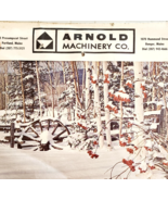 1980 Arnold Machinery Co Calendar Bangor Portland Maine Industrial Vinta... - €21,44 EUR
