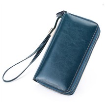 New Women&#39;s Wallet Double Zipper Wallets Long Large Capacity  Ladies Leather Clu - £37.19 GBP