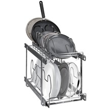 VEVOR Pan and Pot Rack, 2-Tier Expandable Pull Out Under Cabinet Organiz... - €50,43 EUR