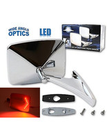 73-91 GMC Truck Outside Chrome RH LED Turn Signal Convex Rear View Door ... - $1,066.19 MXN