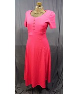 Vintage Worthington Pink Polyester Dress Size 6 - £36.54 GBP