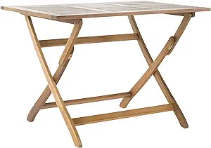 Christopher Knight Home Positano Outdoor Acacia Wood Foldable Dining Tab... - £244.46 GBP