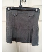 French Toast Girls&#39; Pleat and Tab Skirt (Sizes 7) Grey 494ep - $17.81 CAD