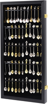 60 Souvenir Tea Spoon Display Case Collection Collector Rack Wall Mount - £119.62 GBP