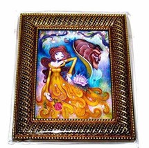 Disney Framed Giclee on canvas- Beauty And The Beast Gentle Companion J.... - £70.17 GBP