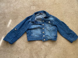Highway Jeans Womens Distressed Denim Jacket Size Large - £11.21 GBP