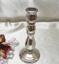 1011 Antique Silver Coated Avon Cologne Candlestick Decanter - £3.93 GBP