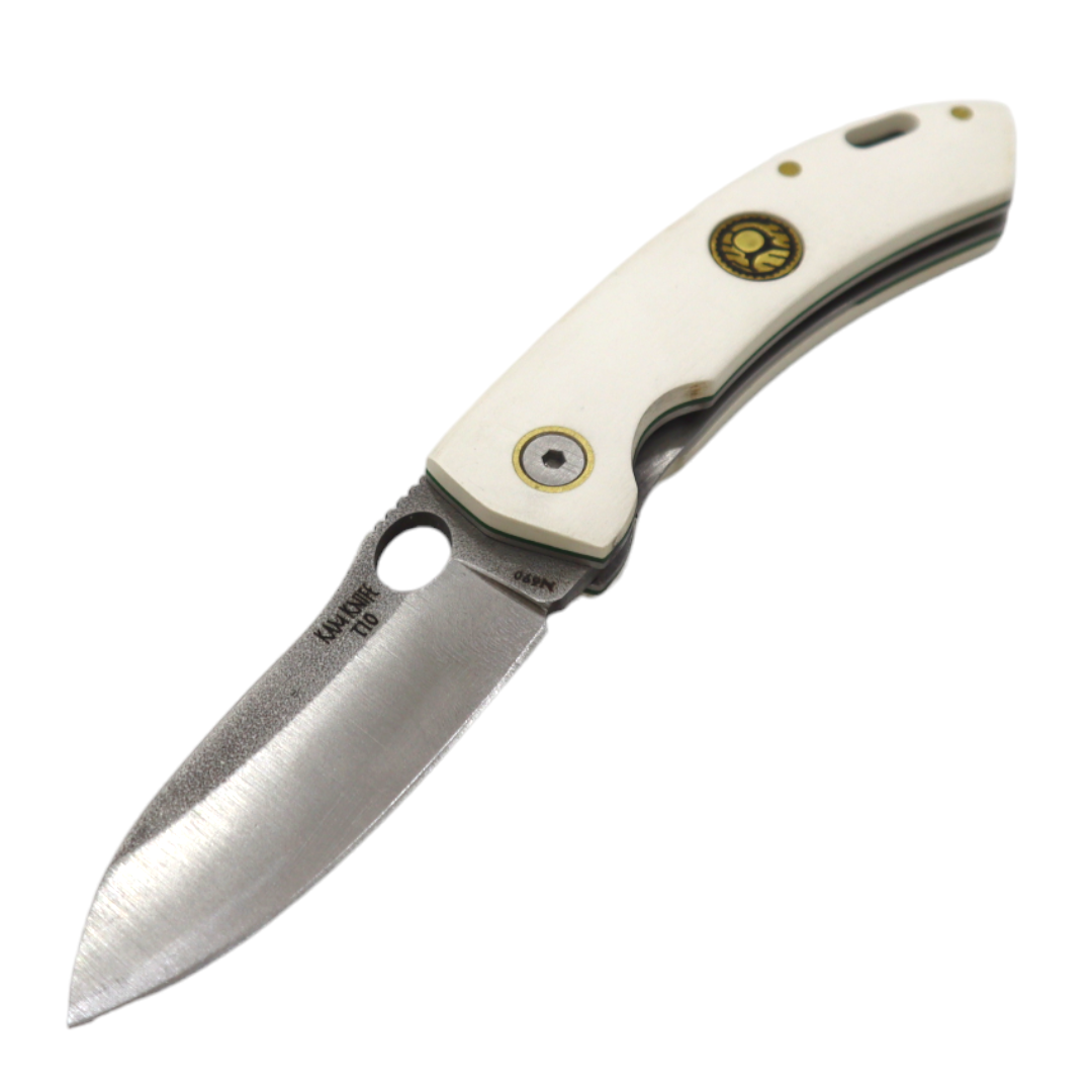 Kam Knife - T10 - N690 Steel - White Handle - Knife - $75.00