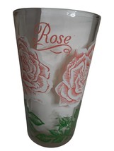 MCM Boscul Peanut Butter Drinking Juice Glass Tumbler White Rose Estate ... - $276.37 MXN