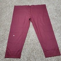 Uniform Scrub Works Unisex Wine Color 6XL Scrub Bottoms Pants  - £9.44 GBP