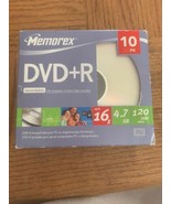 Memorex DVD-R 120 Minutes CD 10 Pack - $27.00 CAD
