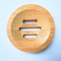 Bamboo Shower Steamer Tray, Round Bamboo Tray, Bamboo Holder for Shower Steamers - £6.43 GBP