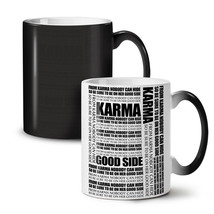 Karma Hide Saying Slogan NEW Colour Changing Tea Coffee Mug 11 oz | Wellcoda - £14.93 GBP