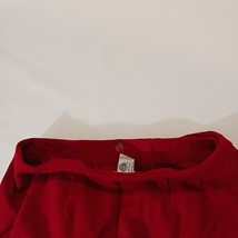 TALBOTS Women's Red Pure Wool Wrap Style Pencil Skirt Size 10 Made In USA image 12