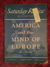 Saturday Review January 13 1951 LEWIS GALANTIERE RAYMOND ARON DENIS DE R... - $8.64