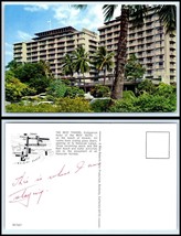 HAWAII Postcard - Waikiki Beach, The Reef Towers Hotel N11 - £2.53 GBP