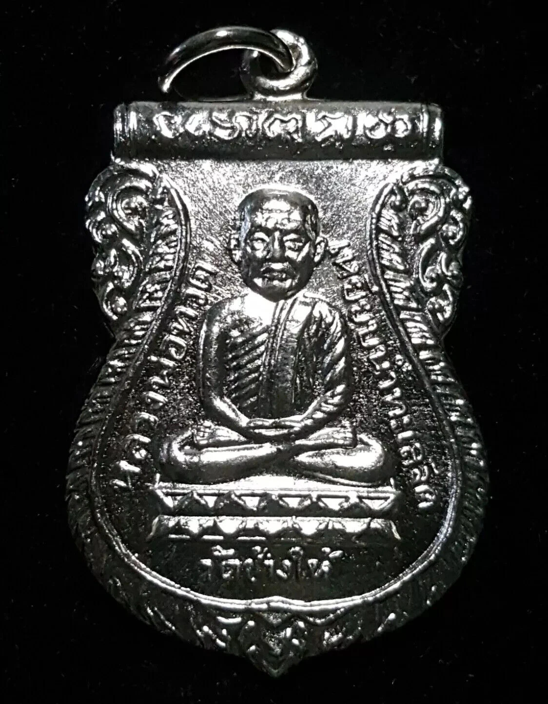 Thai amulet Buddha L.p.Thuad Wat Chang hai B.e.2526 Alpaka Lucky,Rich,Safe. - $537.68 MXN