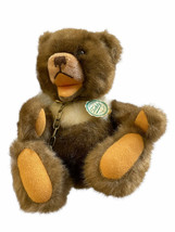 Hermann Original Teddy Bear Tag  West Germany Jointed Open Mouth 12&quot;  Vi... - £33.55 GBP